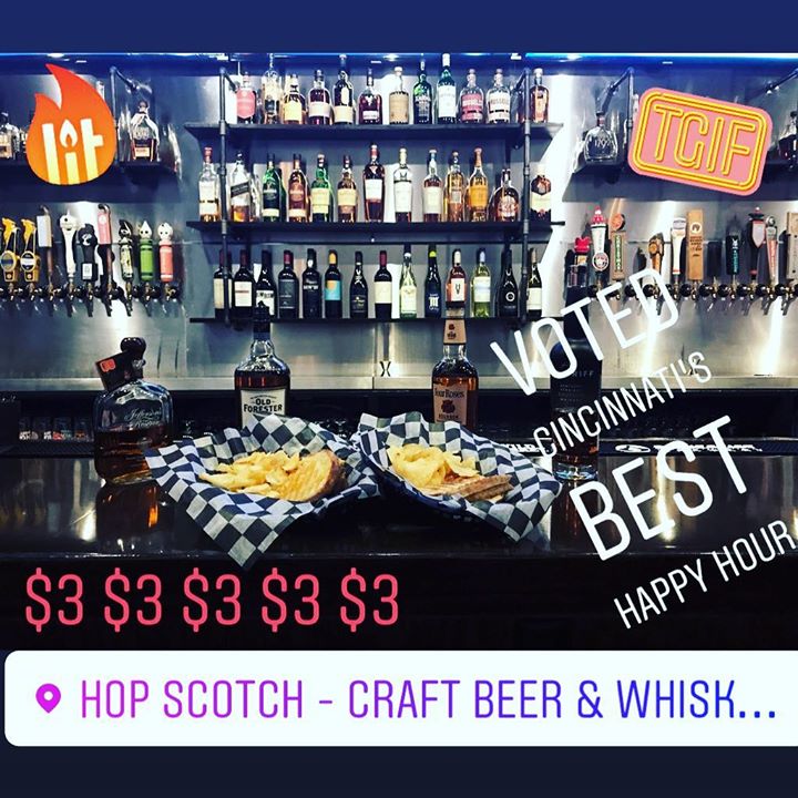 TGIF! HAPPY HOUR 3p-7p $3 Select Drafts $3 House Whiskey Pours (2oz) $3 Select…