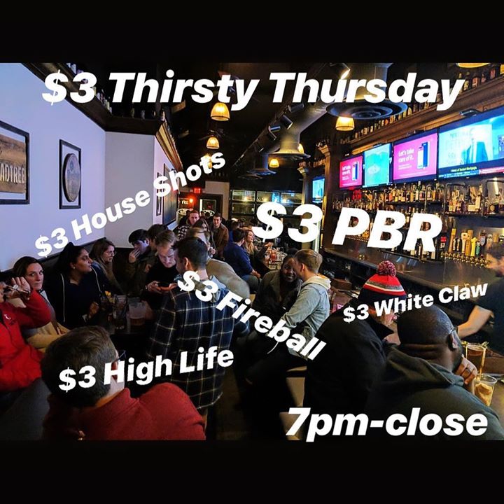 $3 Thirsty Thursday! 7pm-close! Let’s get this weekend started! #3dollardeals #thirstythursday #hopscotchohio #craftbeer #whiskey…