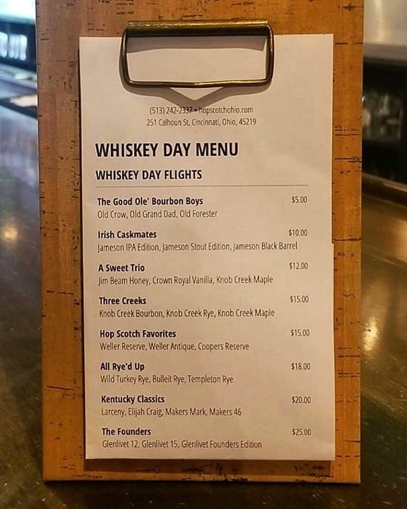 CHECK OUT THESE WORLD WHISKEY DAY FLIGHTS! We have a little something for everyone!…