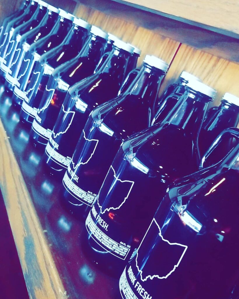 Growlers and in stock and ready to be filled! Order yours for curbside carryout at H…