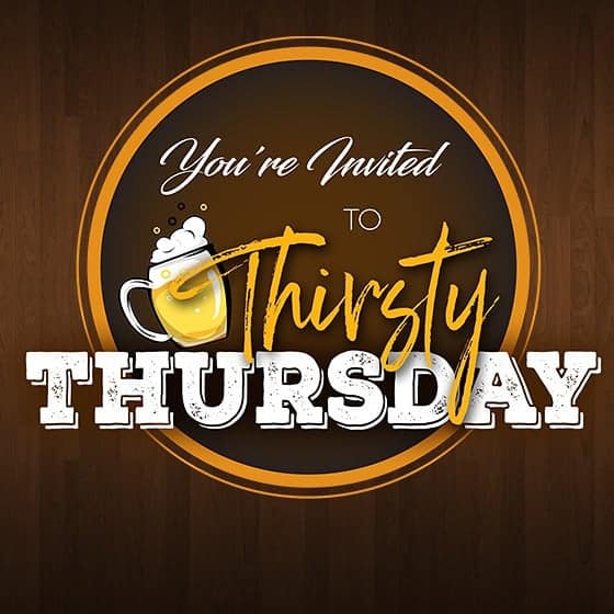 We are now open for dine in service and Thirsty Thursday is coming back!…