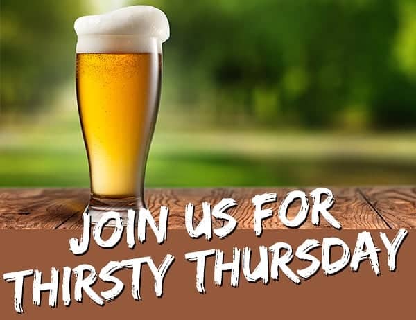 $3 Thirsty Thursday is here again! $3 White Claw $3 PBR $3 Wells $3…