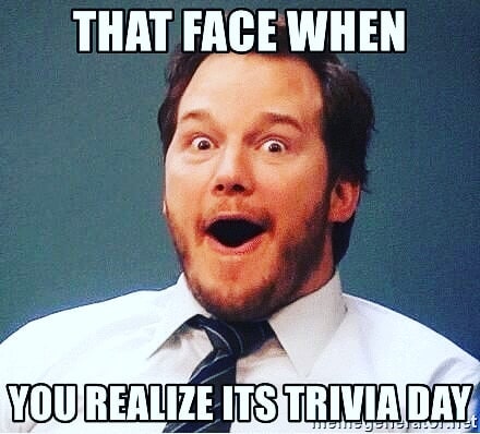 It's Trivia Tuesday! 🤩🤩🤩