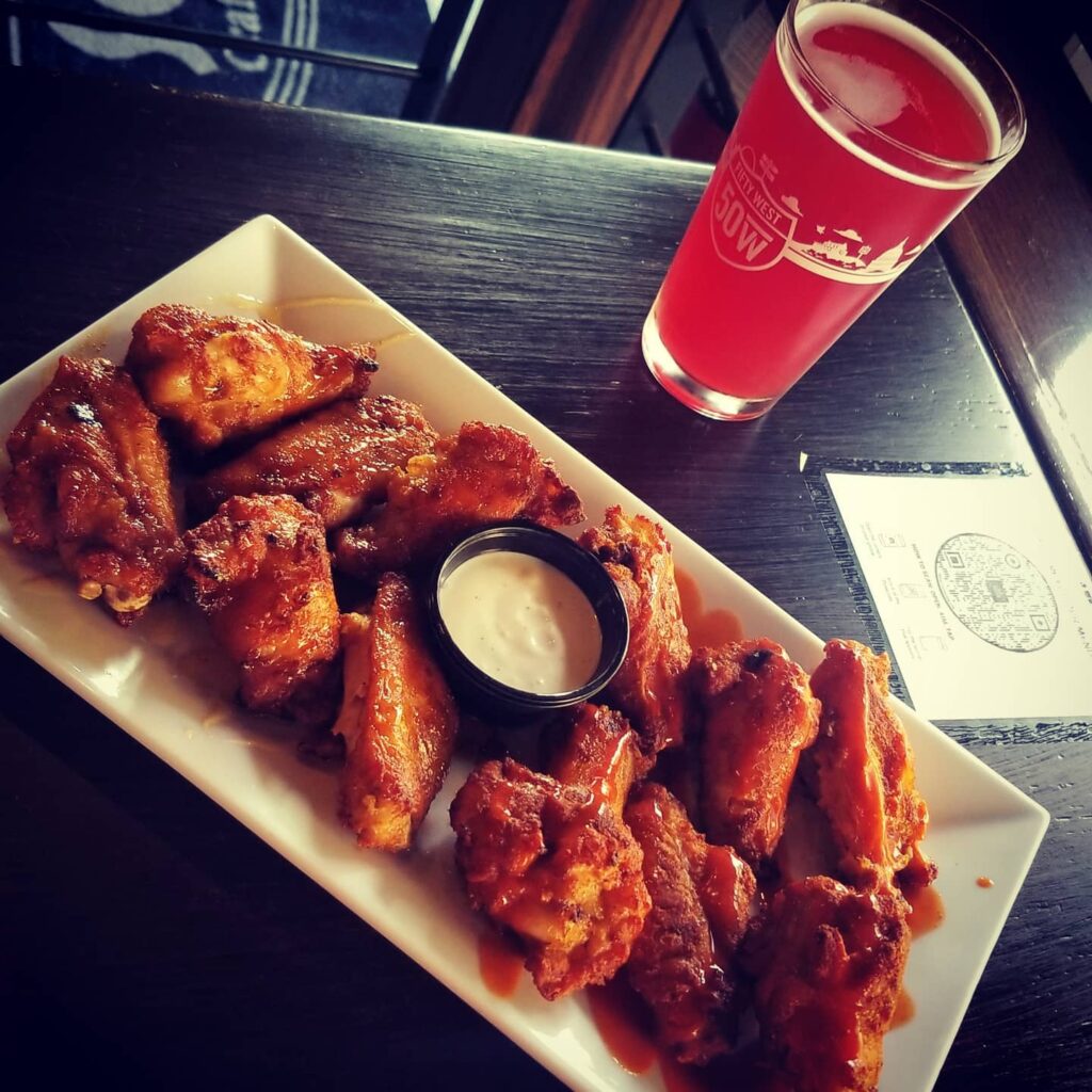 September's featured wing sauce is our house made Hoppy Hot BBQ! This tasty sau…